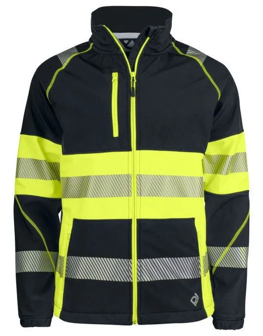 ProJob Workwear 6443 Softshell Jacket EN ISO 20471 Class 1