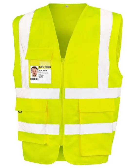 WORK-GUARD by Result Heavy Duty Polycotton Security Vest