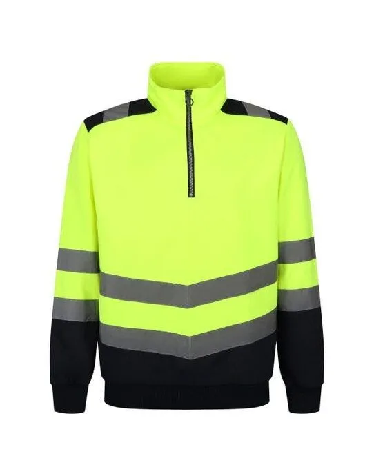 Regatta Pro Two Tone 1/4 Zip Sweat Top