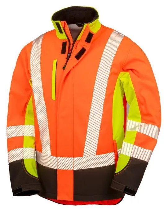 Result 3-layer Printable 3-Tone Safety Softshell