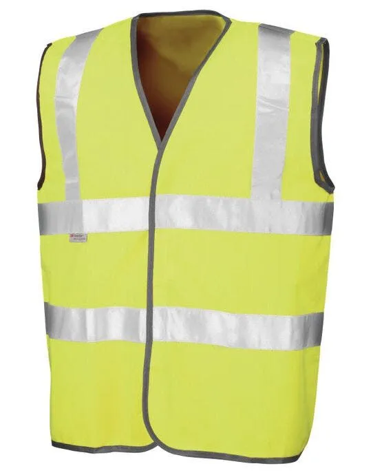 Result Safeguard Recycled Safety Hi-Vis Vest Using 3M™ Scotchlite™ Materials