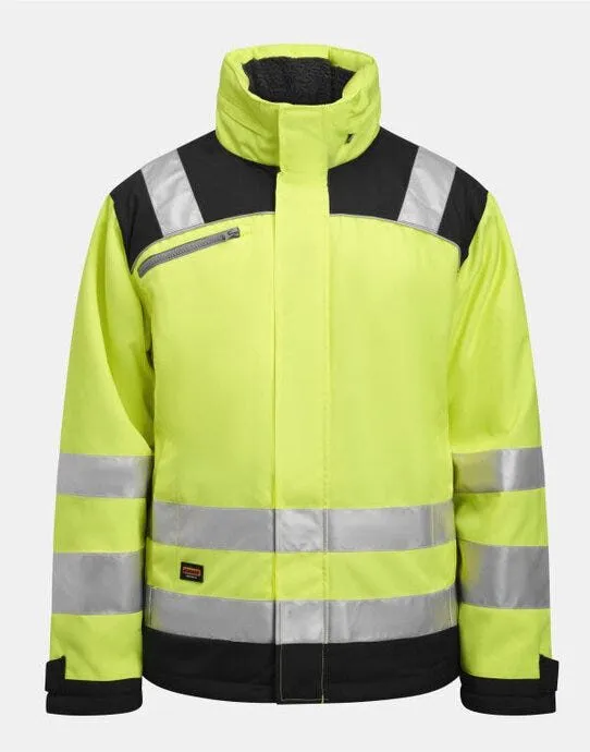 Jobman Winter Jacket Star Hi-Vis
