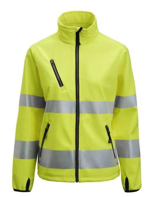 Jobman Women's Softshell Jacket Hi-Vis (JM1210)
